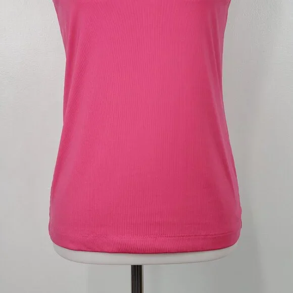 Chico's Pink Stretchy Tank Top Chico's Size 0, US S/4 - Picture 3 of 10